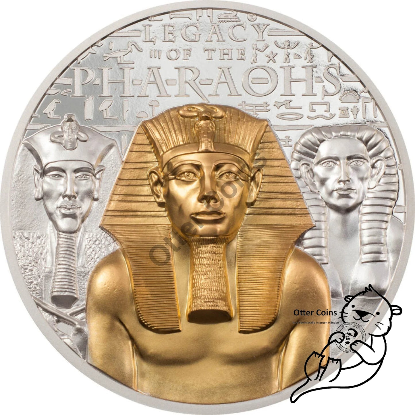 Legacy of the Pharaohs – Silbermünze 3 oz Proof*