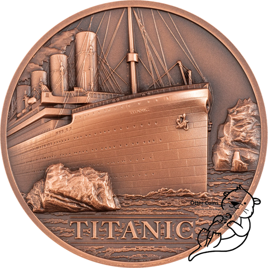 Titanic 2022 Kupfermünze 50 gr