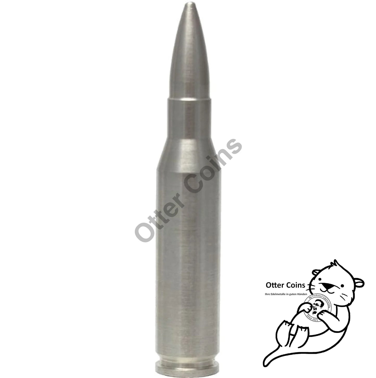 2 oz Silber Bullet.308 Caliber Replika**
