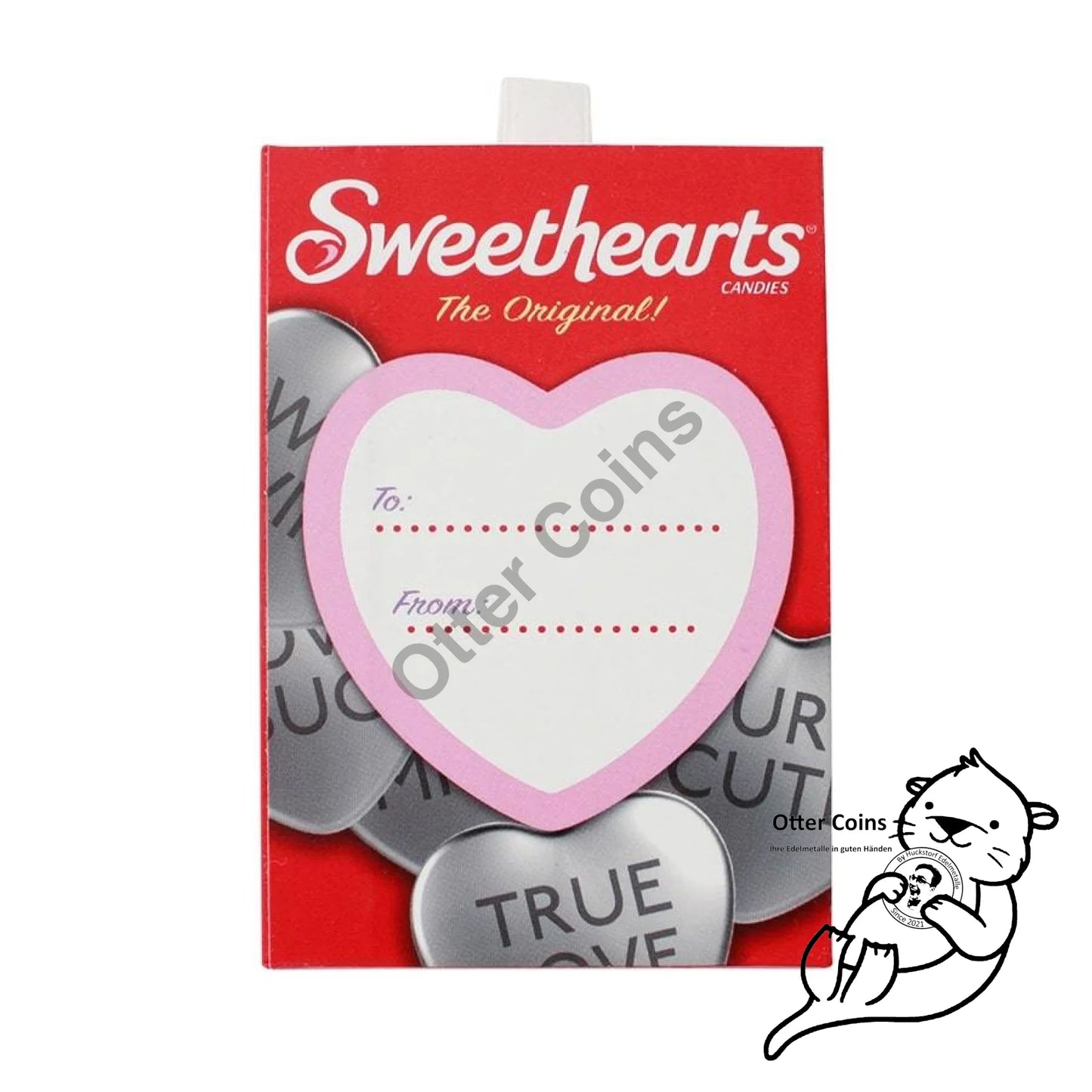 30 gram Sweethearts Candy PAMP Suisse 3-Heart Set