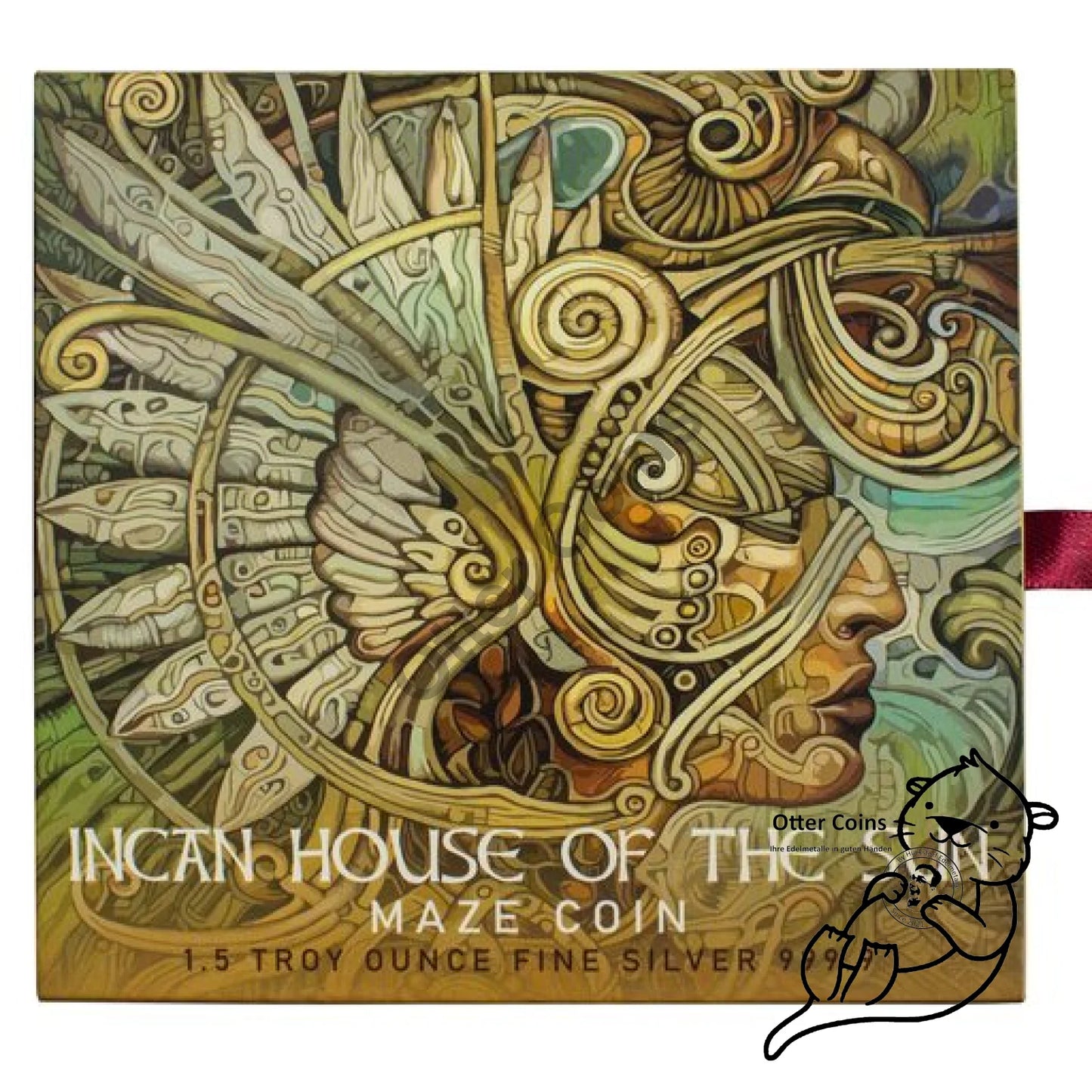Incan House of the Sun Maze Coin 1,5oz Silber 999*