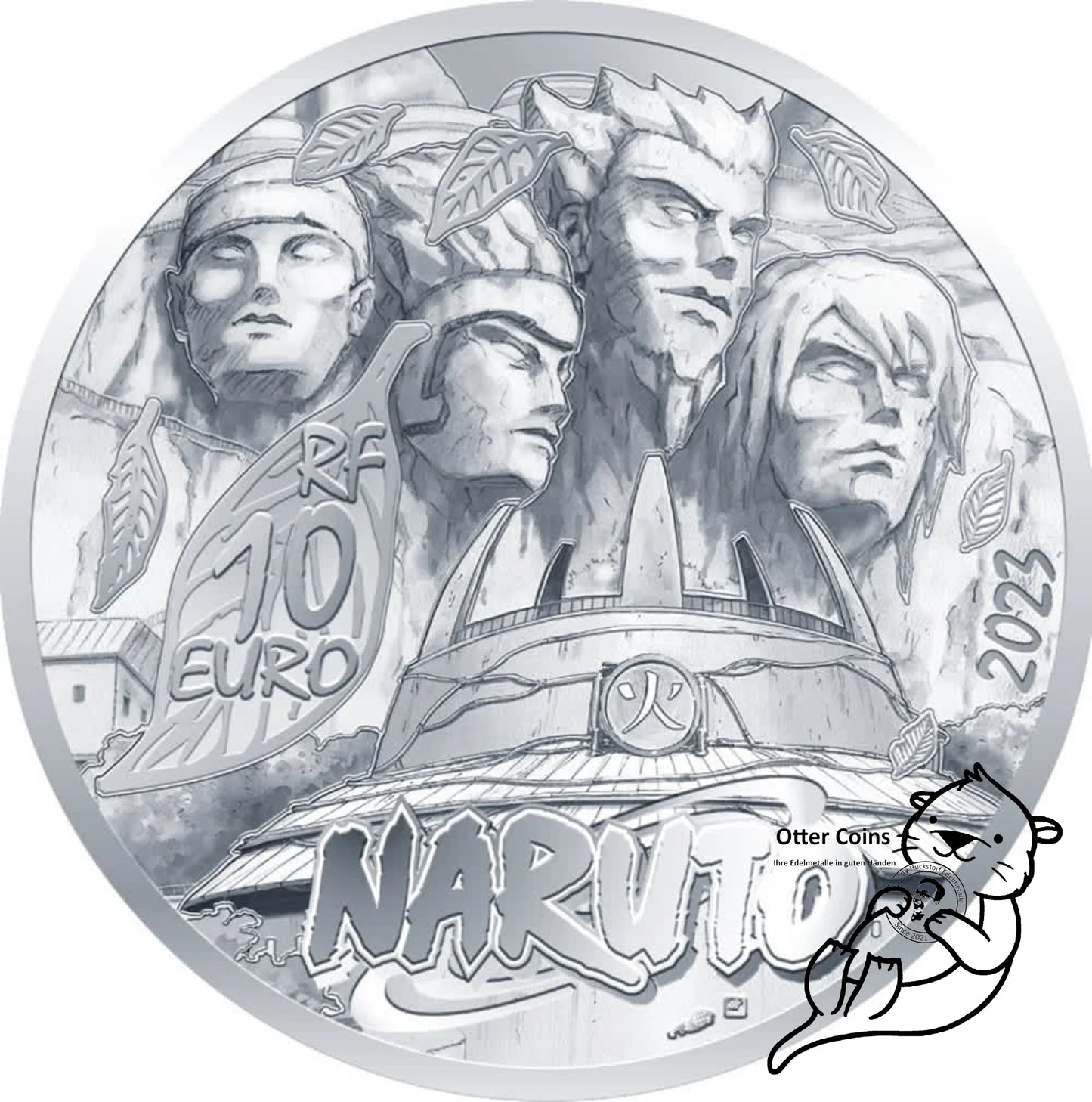 10€ Naruto Silbermünze