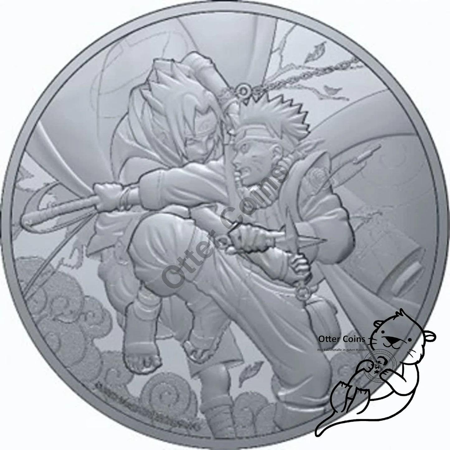 10€ Naruto Silbermünze