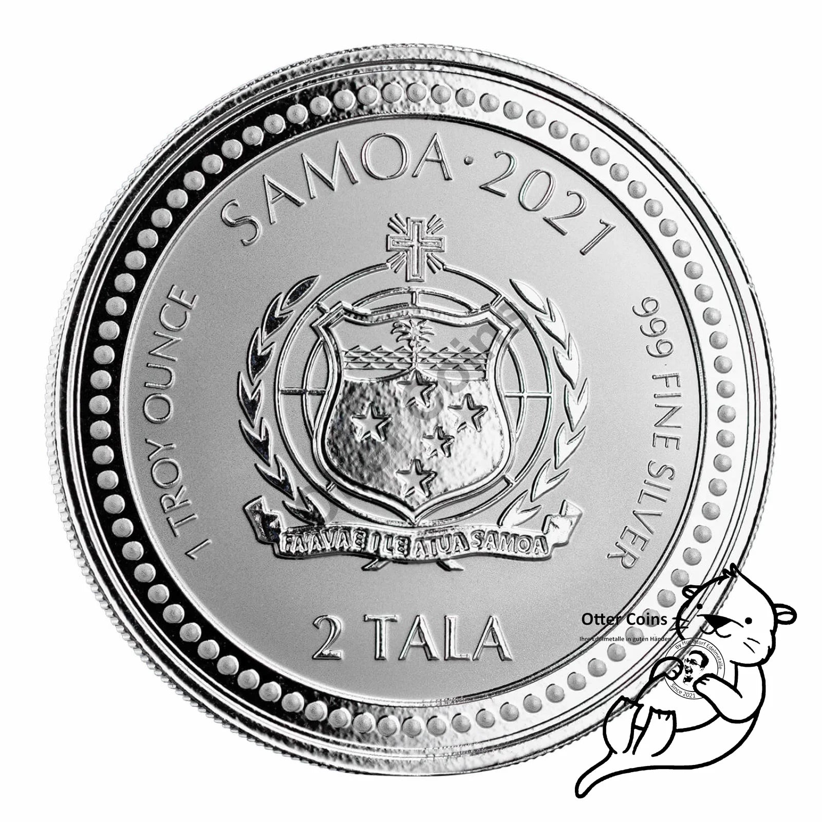 Samoa Alpha & Omega 1 Oz Silbermünze 2021*