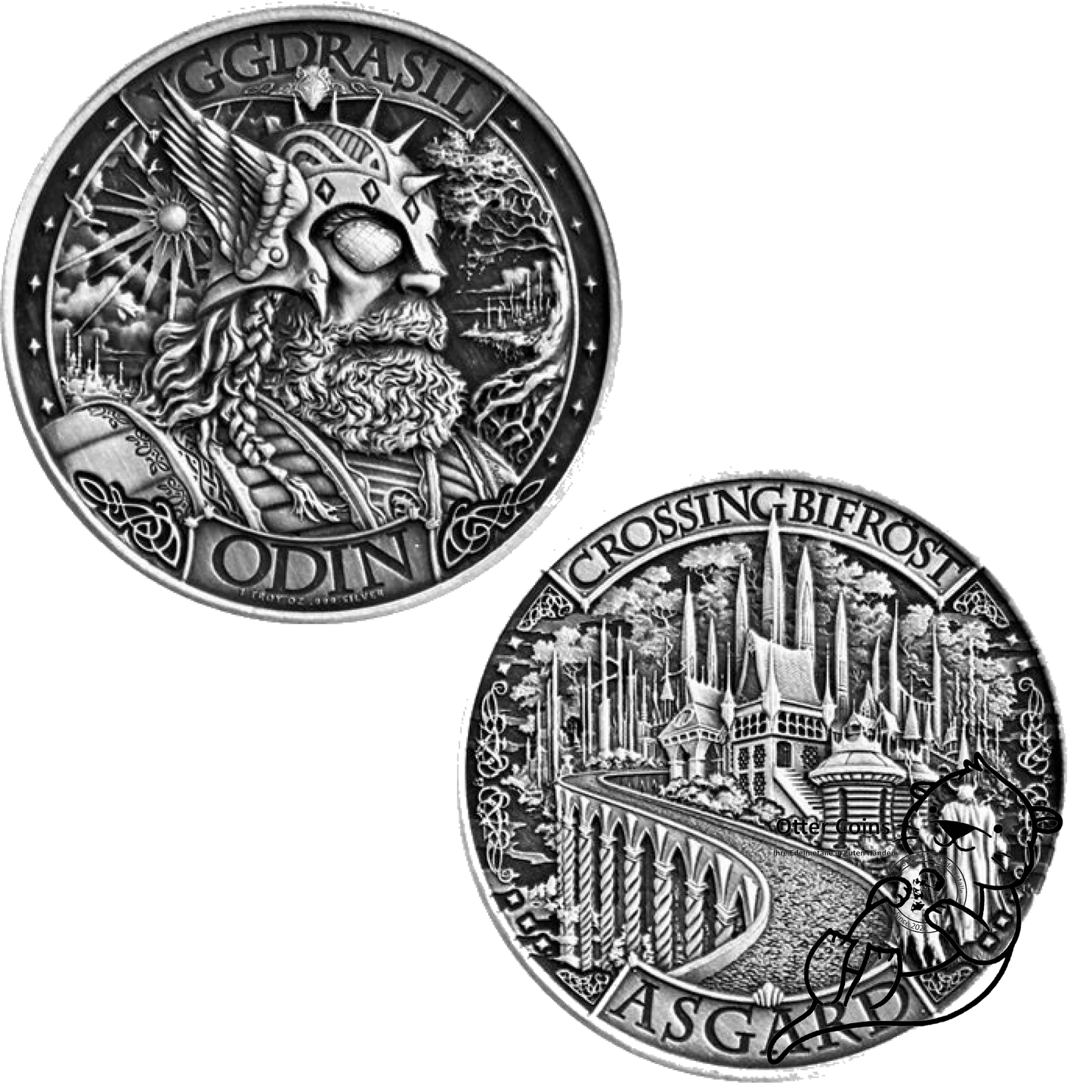 Asgard / Odin Antik 1oz Silbermünze