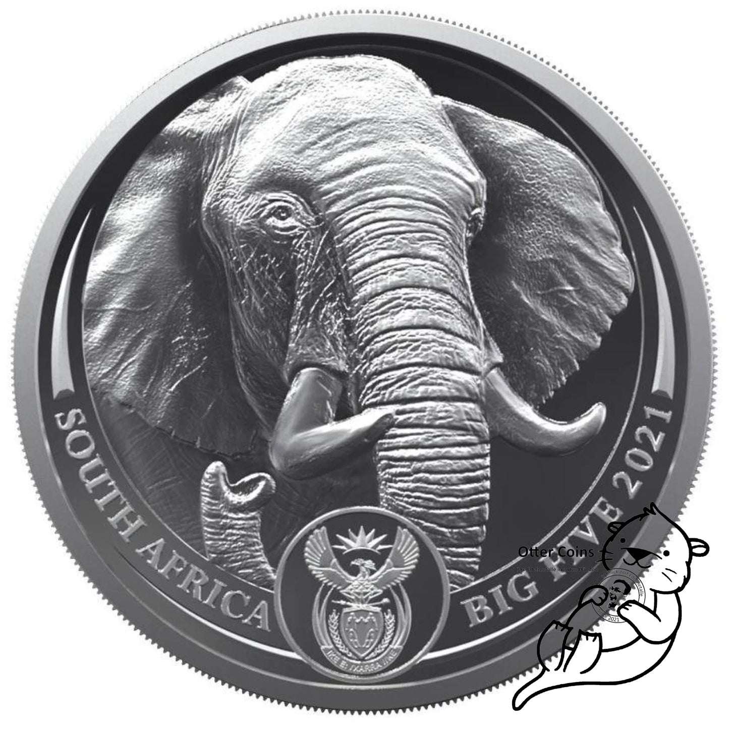 Big Five II Elefant 1 Oz Silbermünze 2021*