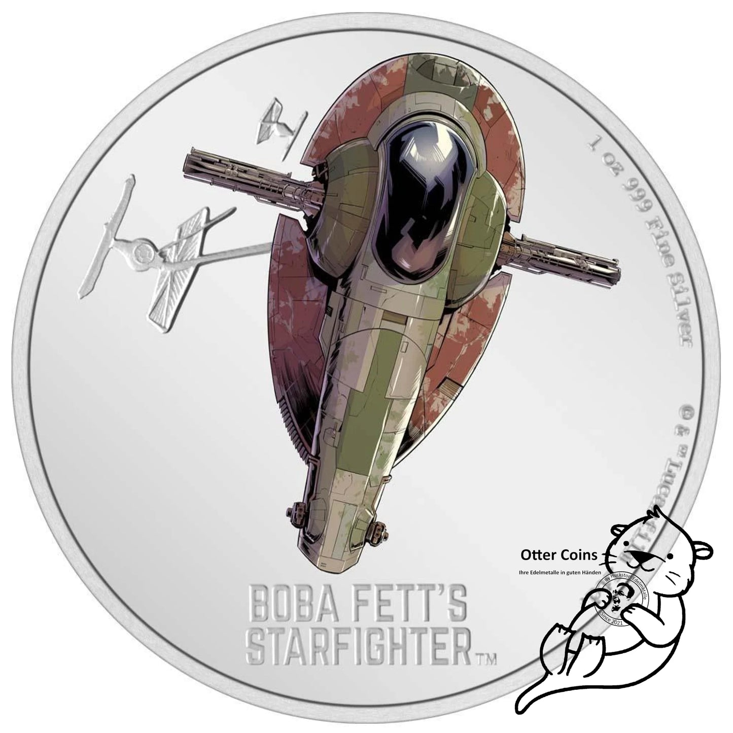 Niue Island Star Wars Boba Fett’s Starfighter 1 Oz