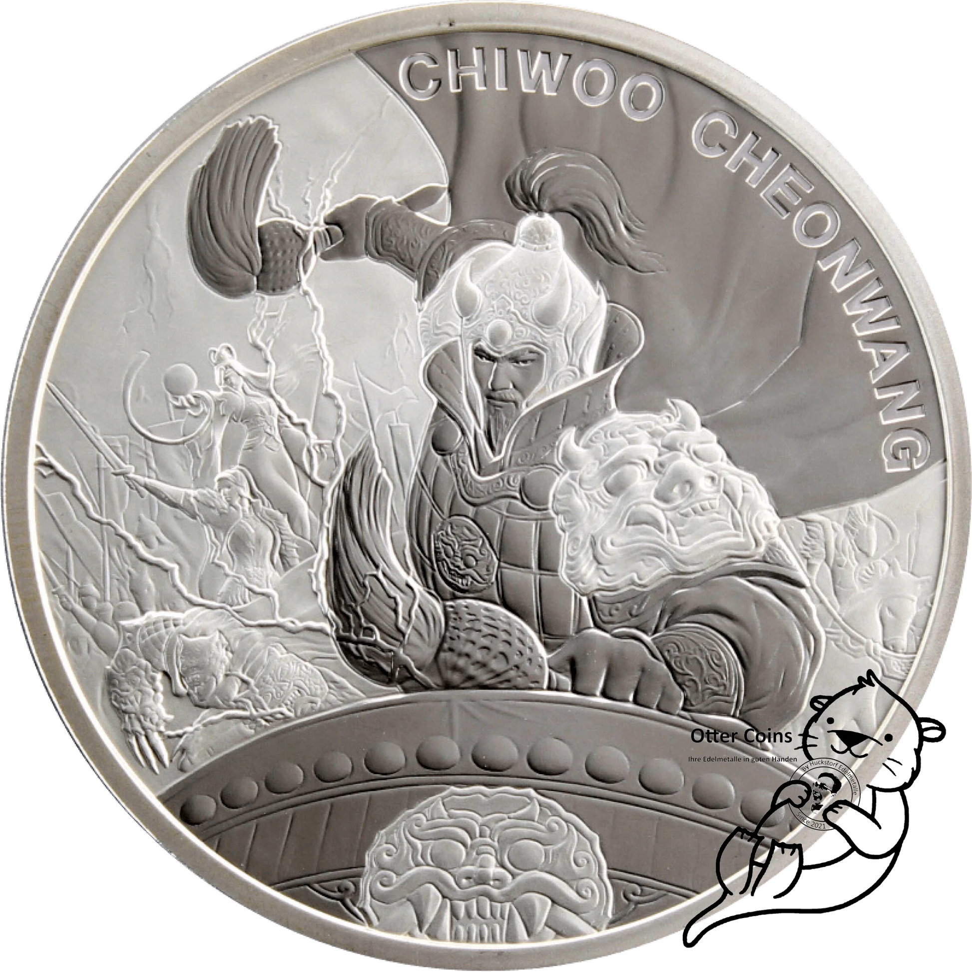 Chiwoo Cheonwang 1 Oz Silbermünze 2021
