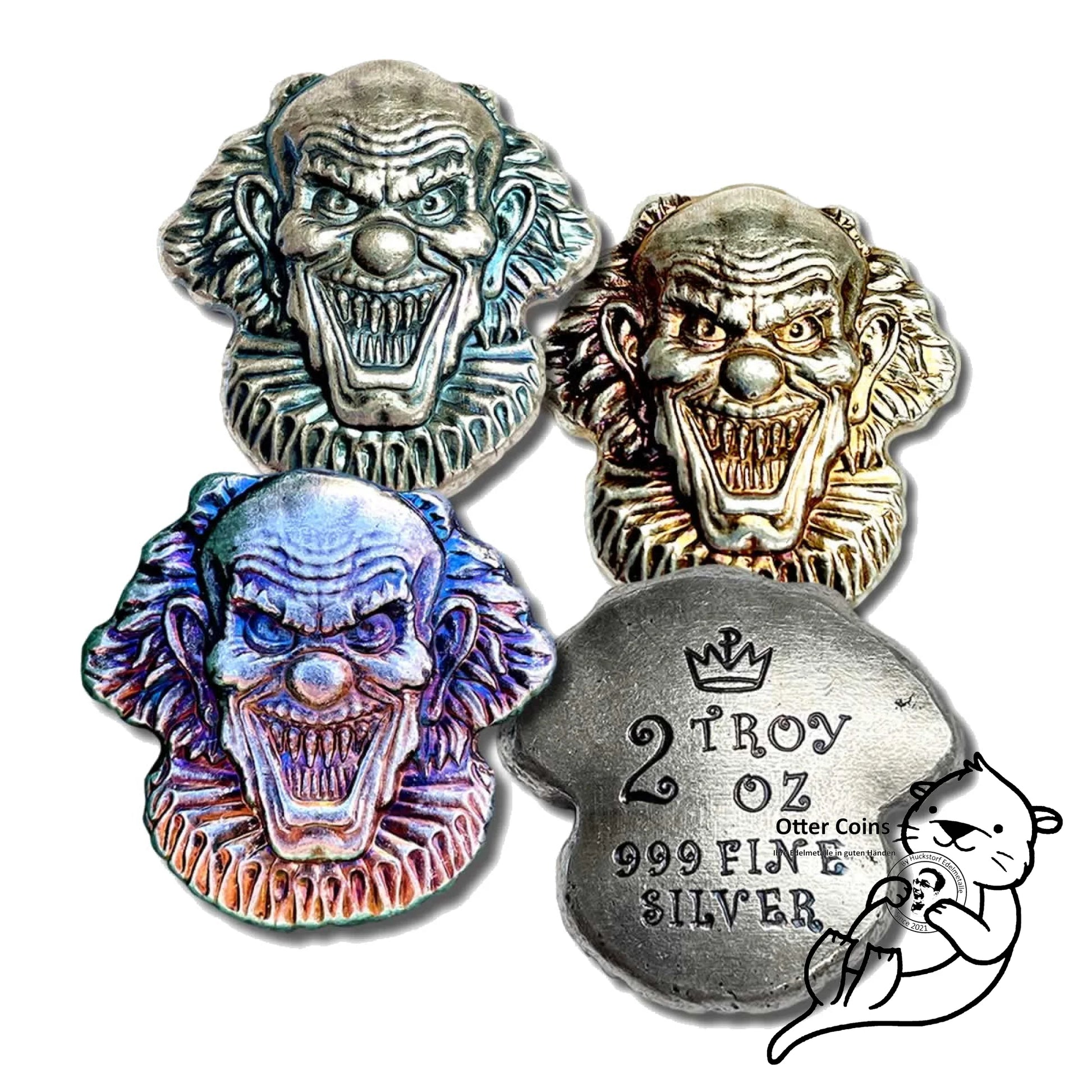 2 oz.999 Fine Silver Evil Clown with Gift Bag