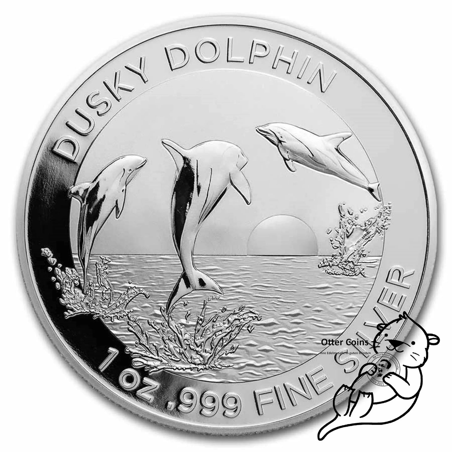 Dusky Dolphin 1 Oz Silbermünze 2022*