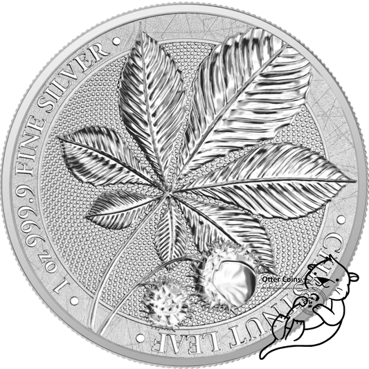 Germania Mint Chestnut Leaf 1 Oz Silbermünze 2021