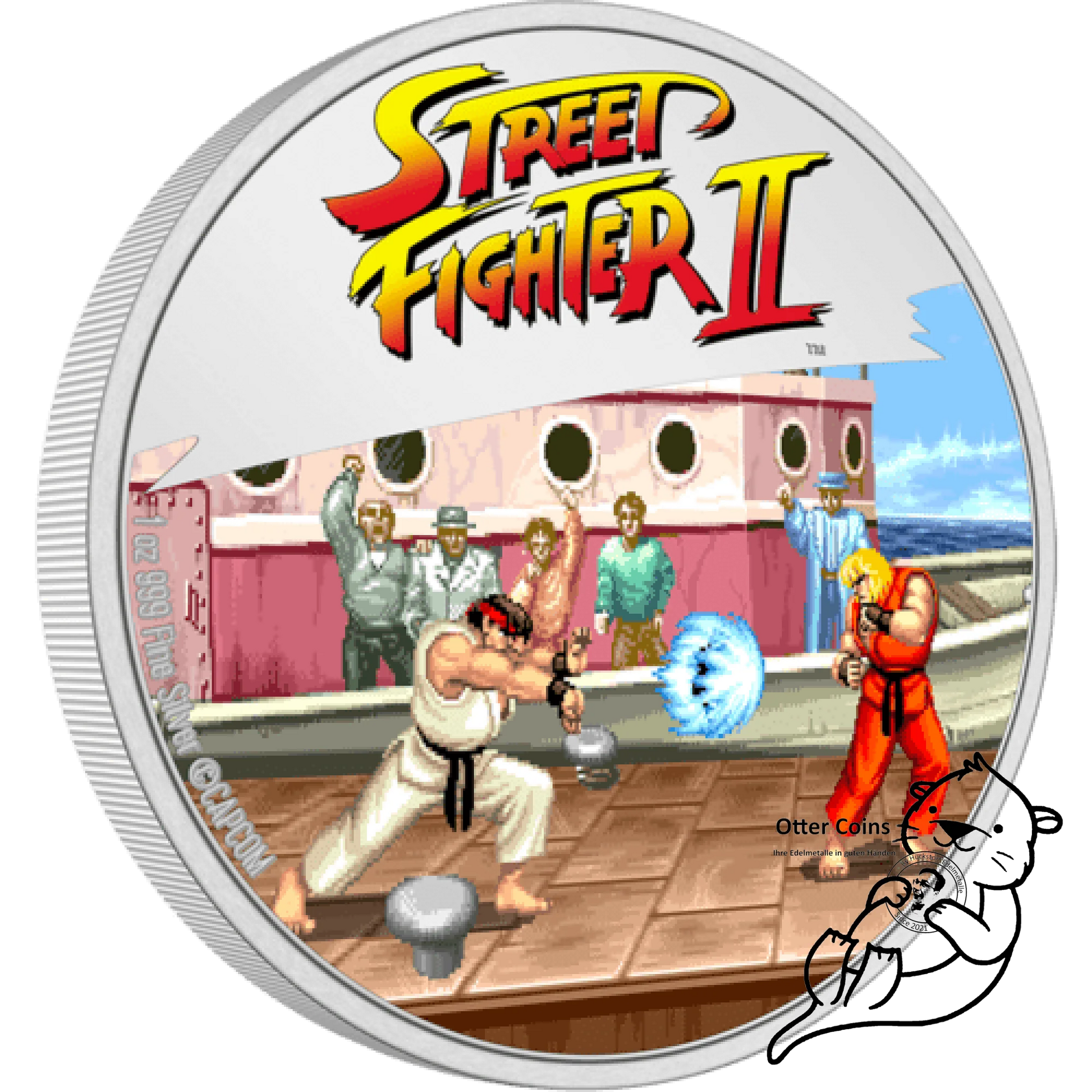 Niue Street Fighter™ 1 Oz Silbermünze 2021*