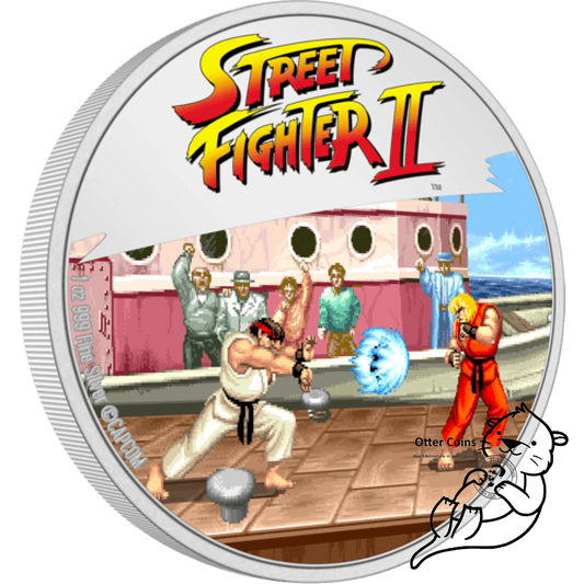 Niue Street Fighter™ 1 Oz Silbermünze 2021*