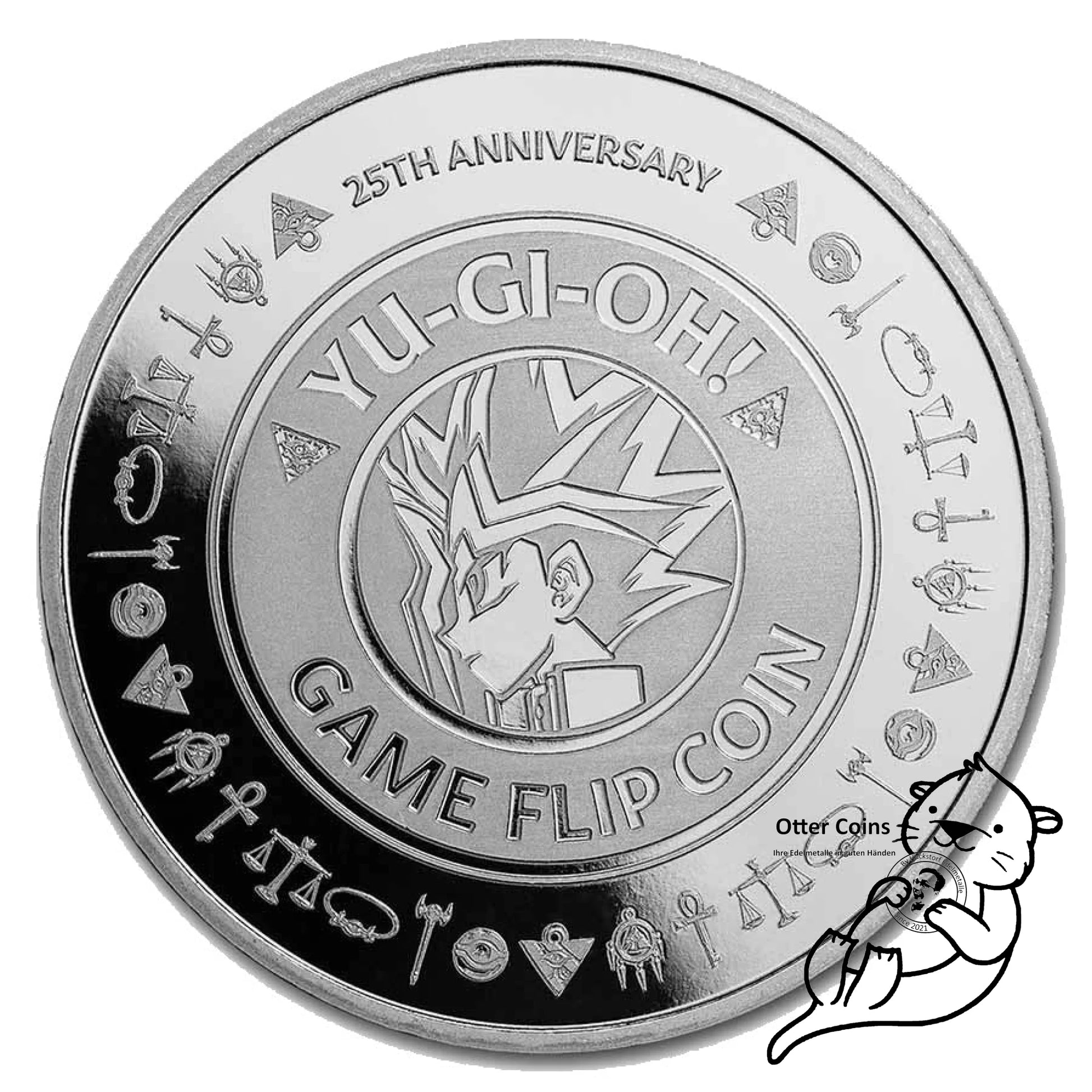 Niue Yu-Gi-Oh! Game Flip Coin 25th Anniversay 1 Oz