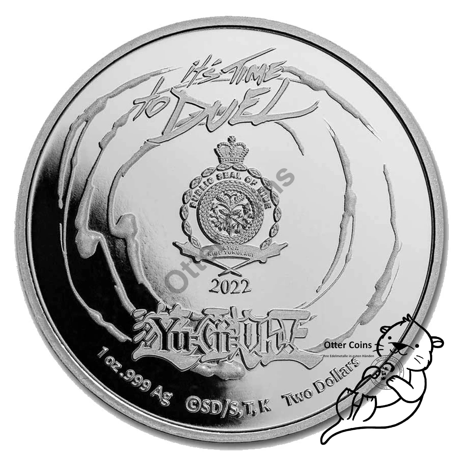 Niue Yu-Gi-Oh! Game Flip Coin 25th Anniversay 1 Oz