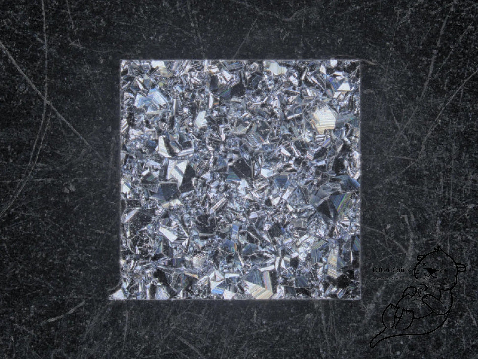 Osmium Square im Röhrchen (3mm) 0,065gr PCG6