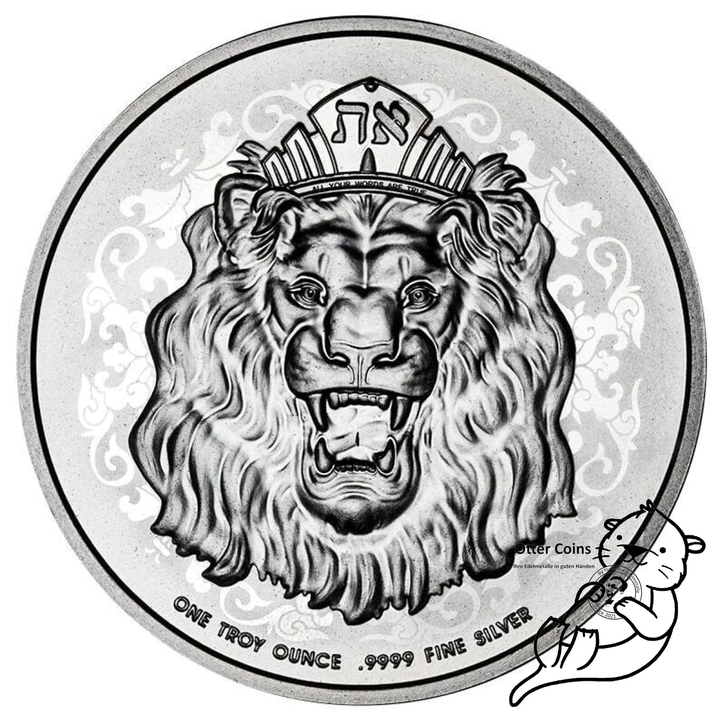 Roaring Lion 1 Oz Silbermünze 2022
