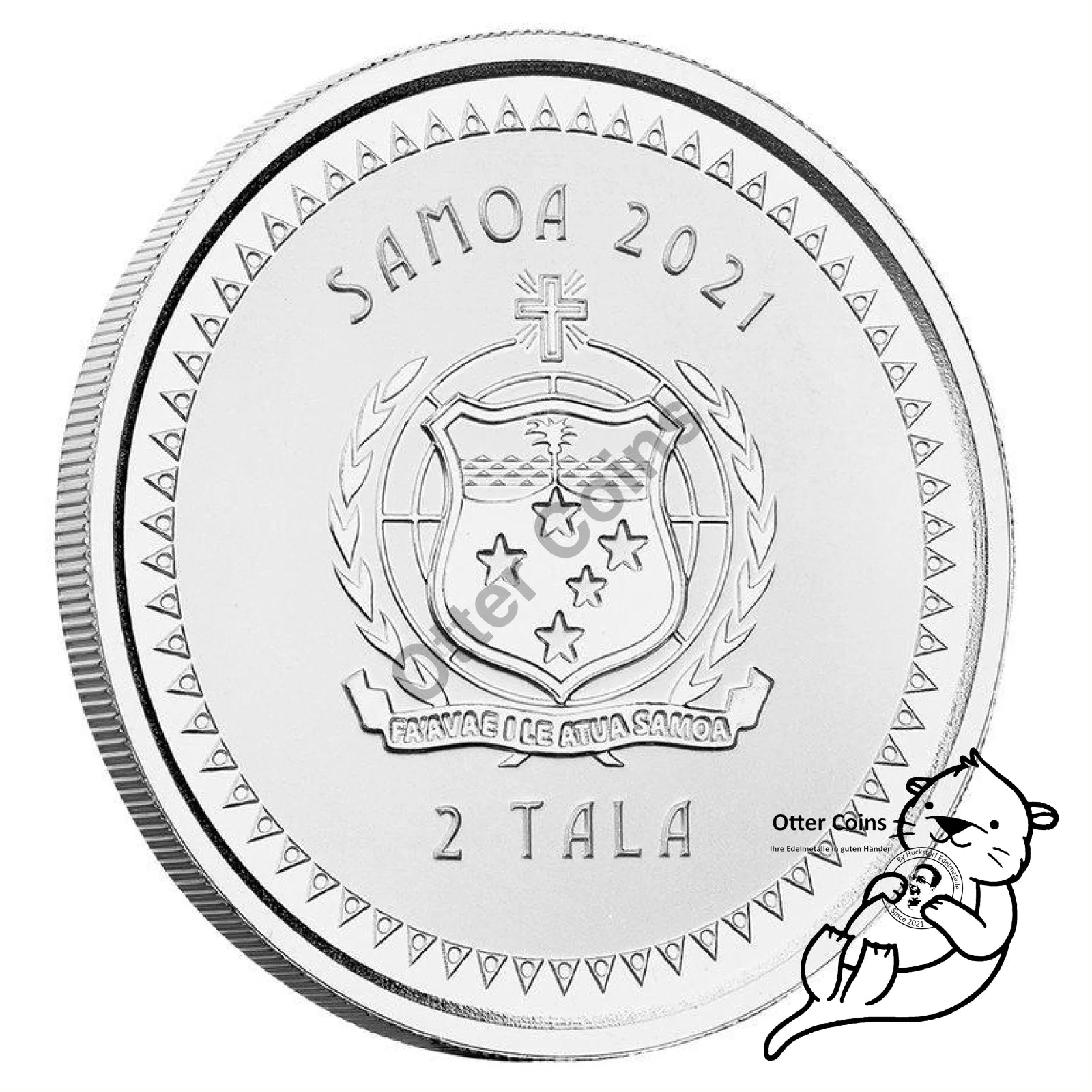Samoa Seahorse 1 Oz Silbermünze 2021*