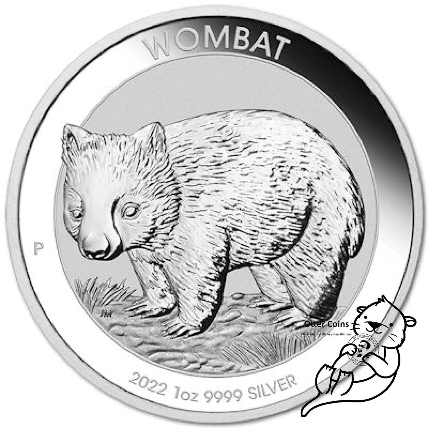 Wombat 1 Oz Silbermünze 2022*