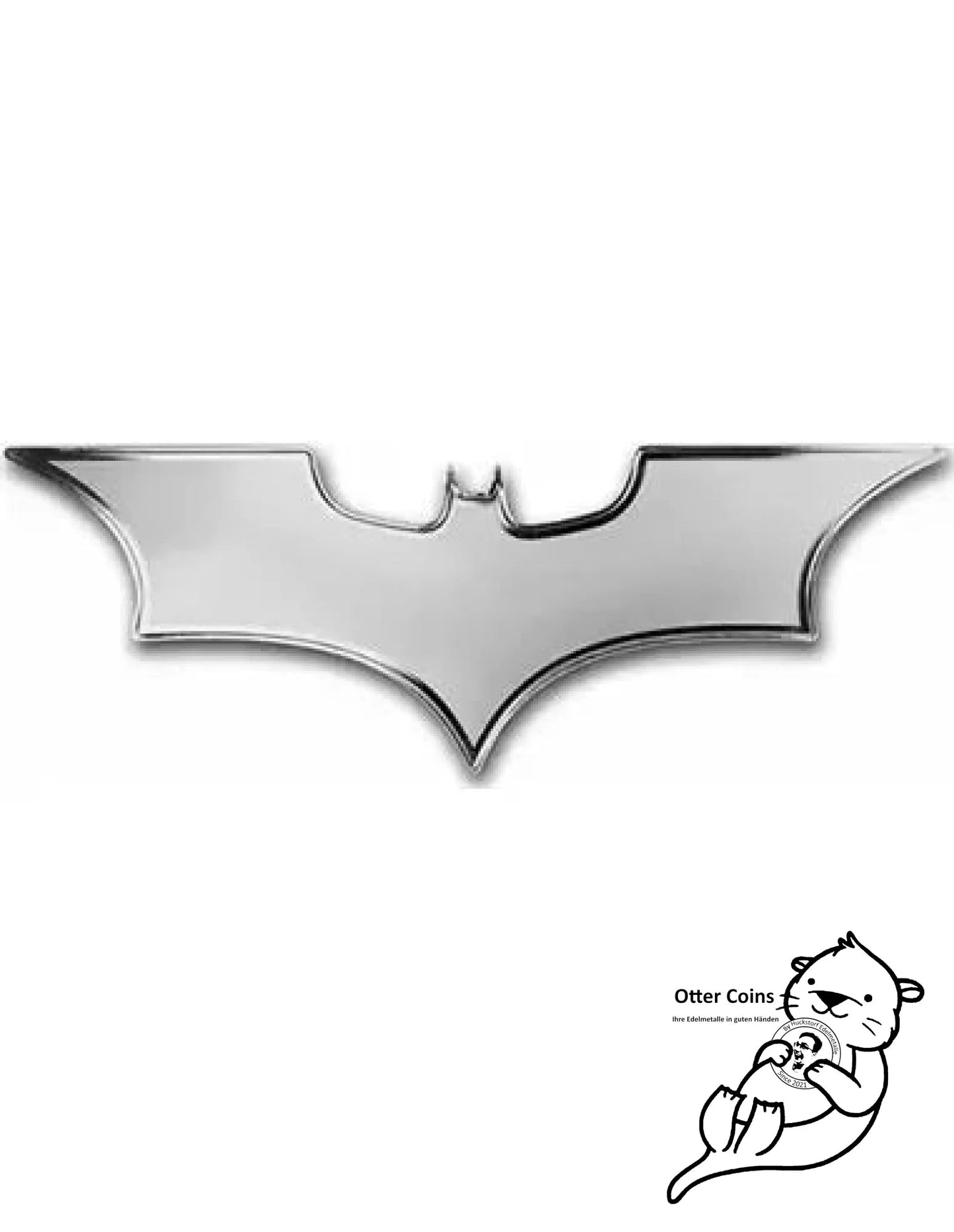 Batarang Batman BU Silbermünze Shaped Stacker 1oz 2022*