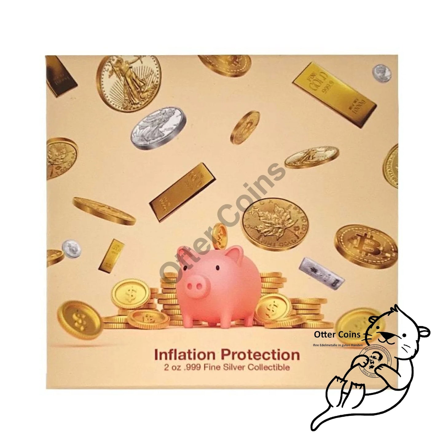 2022 Chad 2 oz Silbermünze Inflation Protection HR*