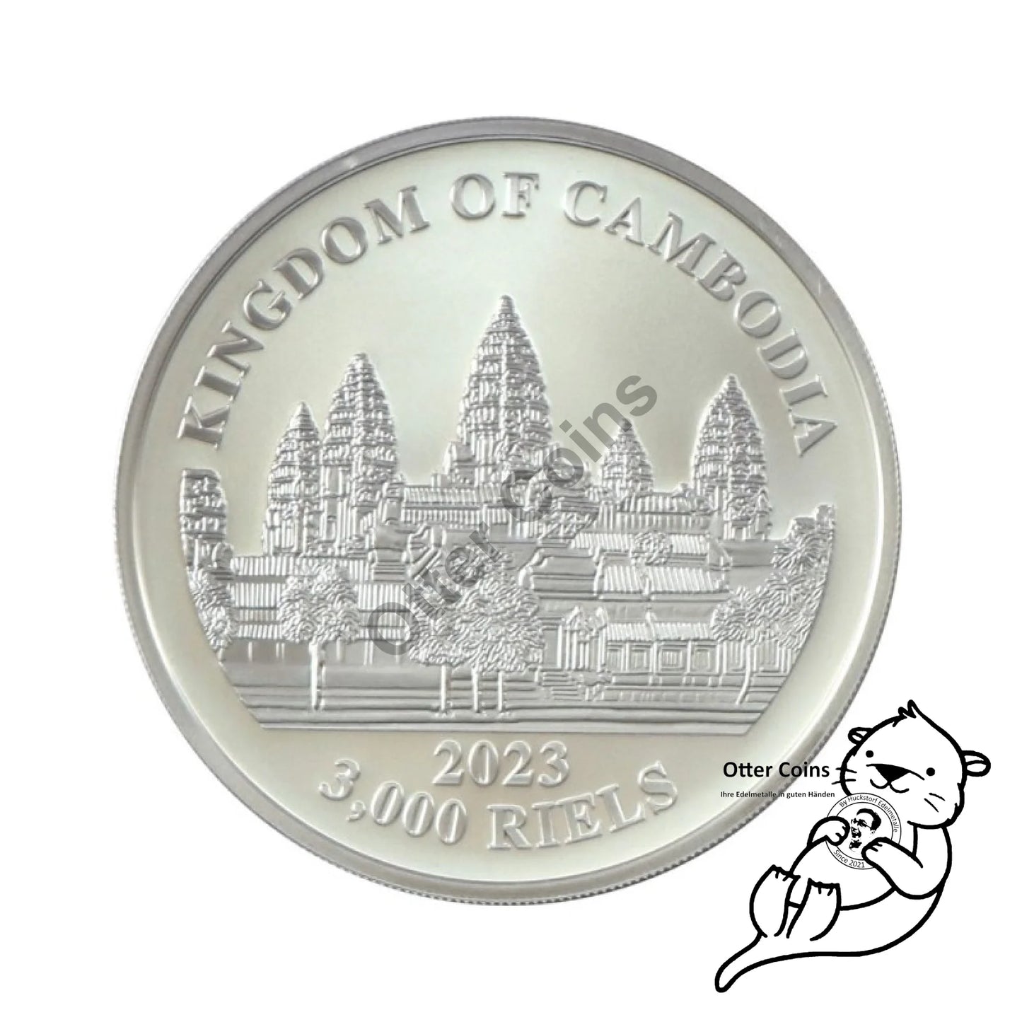 Cambodia Clouded Leopard 2023 1 oz Silber* - Silber