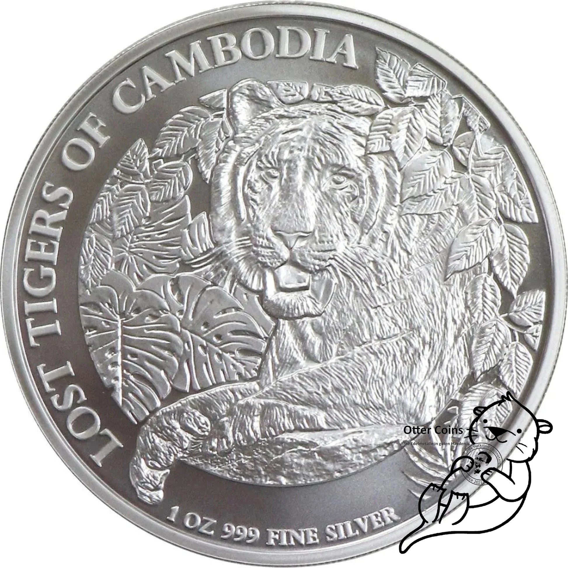 Lost Tigers of Cambodia 2023 1 oz Silber* - Silber