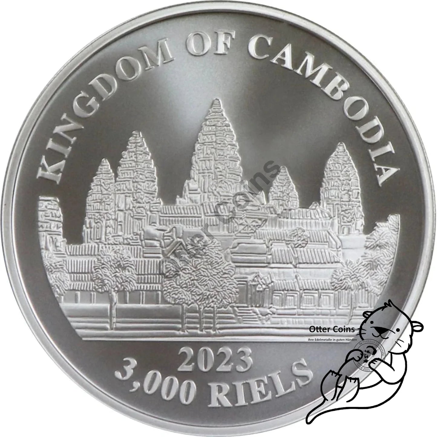 Lost Tigers of Cambodia 2023 1 oz Silber* - Silber