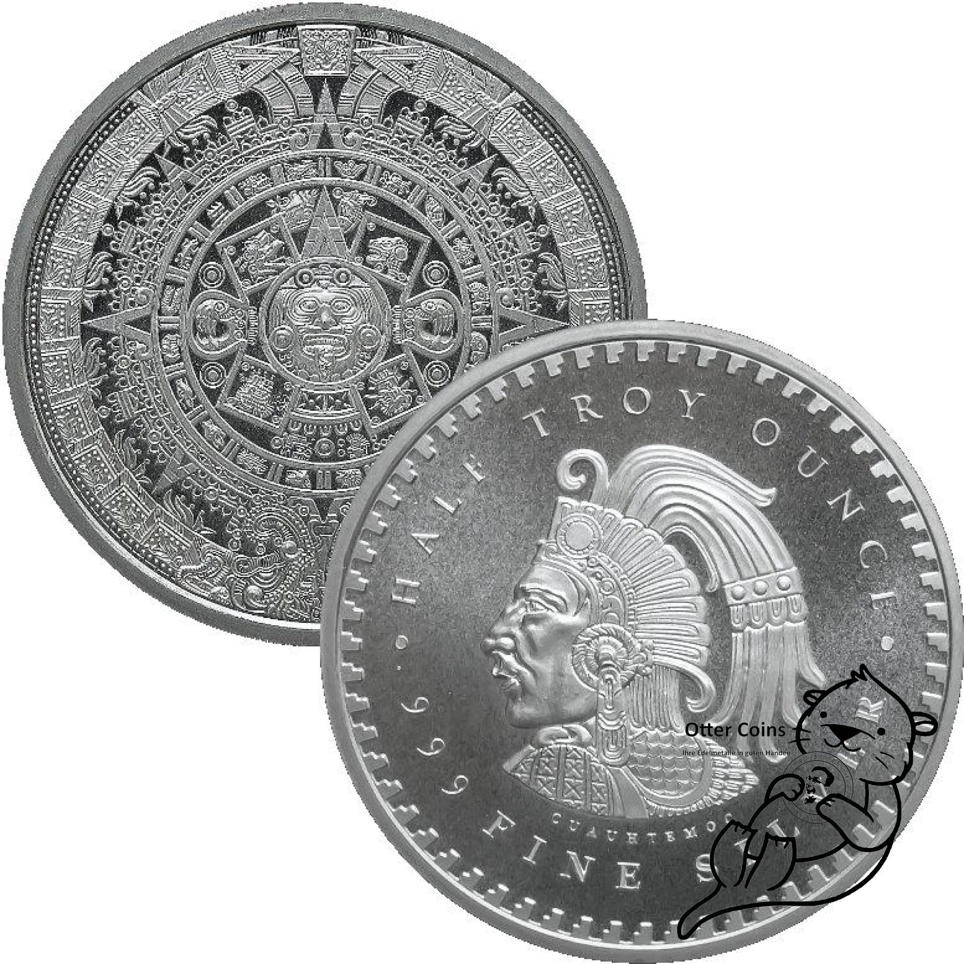 Aztekenkalender 1/2 oz Silbermünze