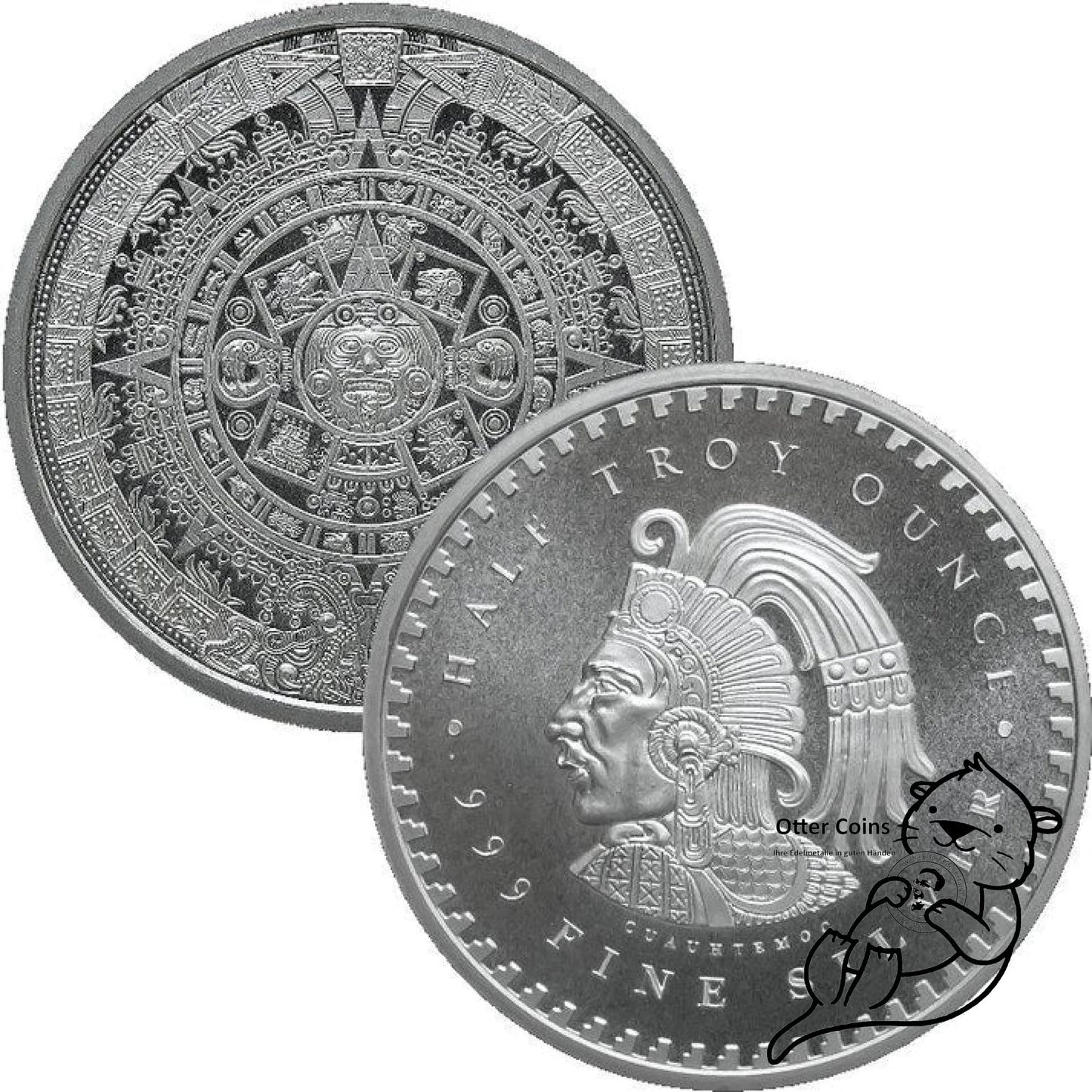 Aztekenkalender 1/4 oz Silbermünze