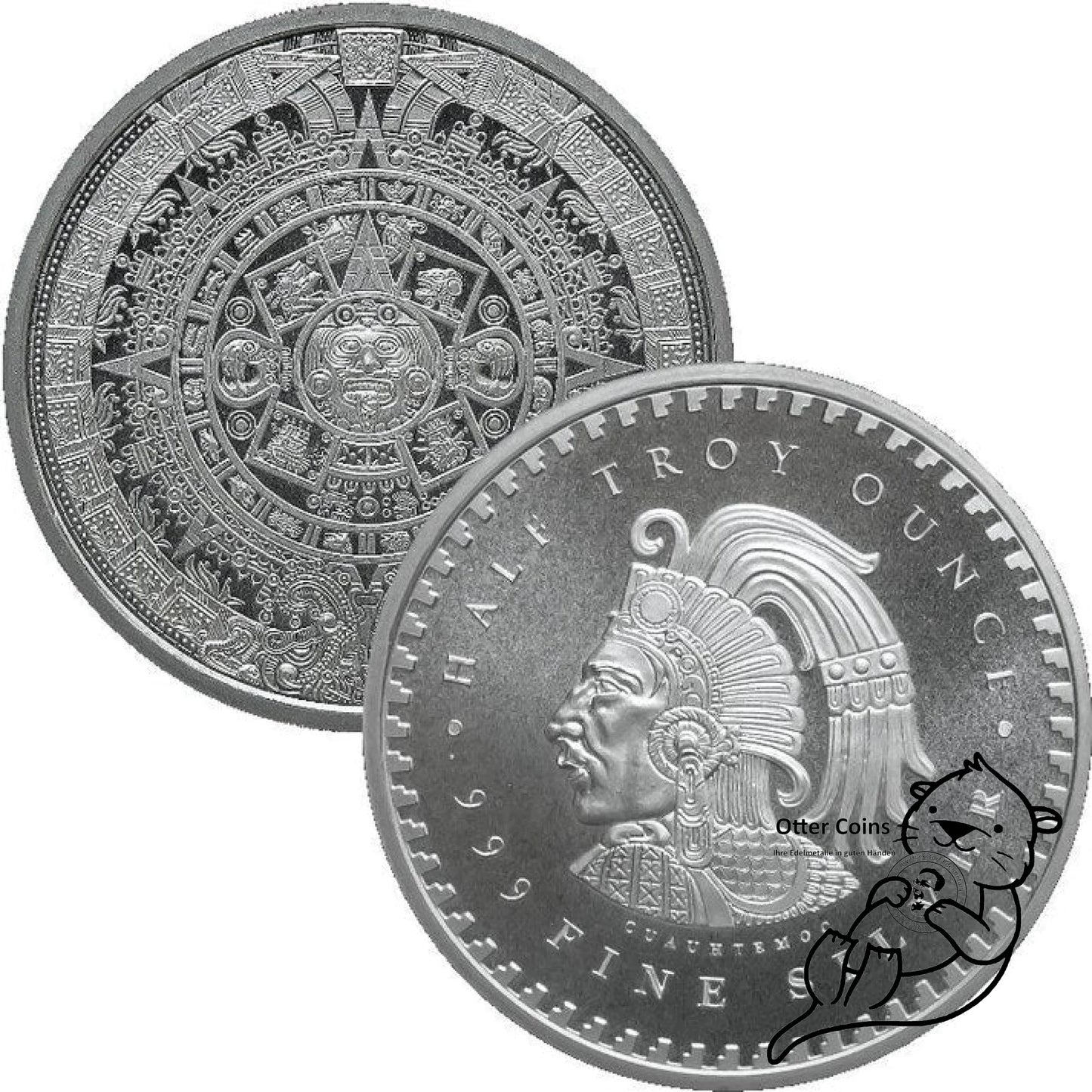 Aztekenkalender 1/10 oz Silbermünze