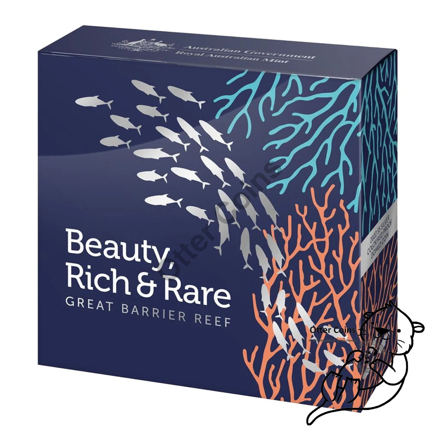Great Barrier Reef Beauty Rich Rare 2022 1oz Silbermünze*