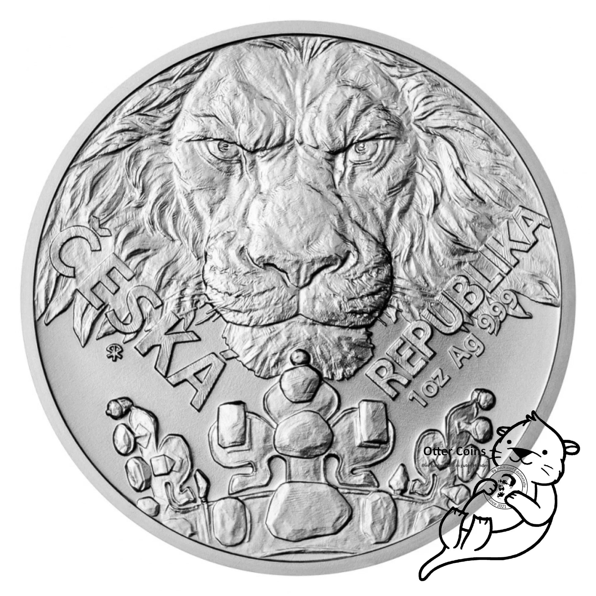 Czech Lion 2023 1 oz Silbermünze