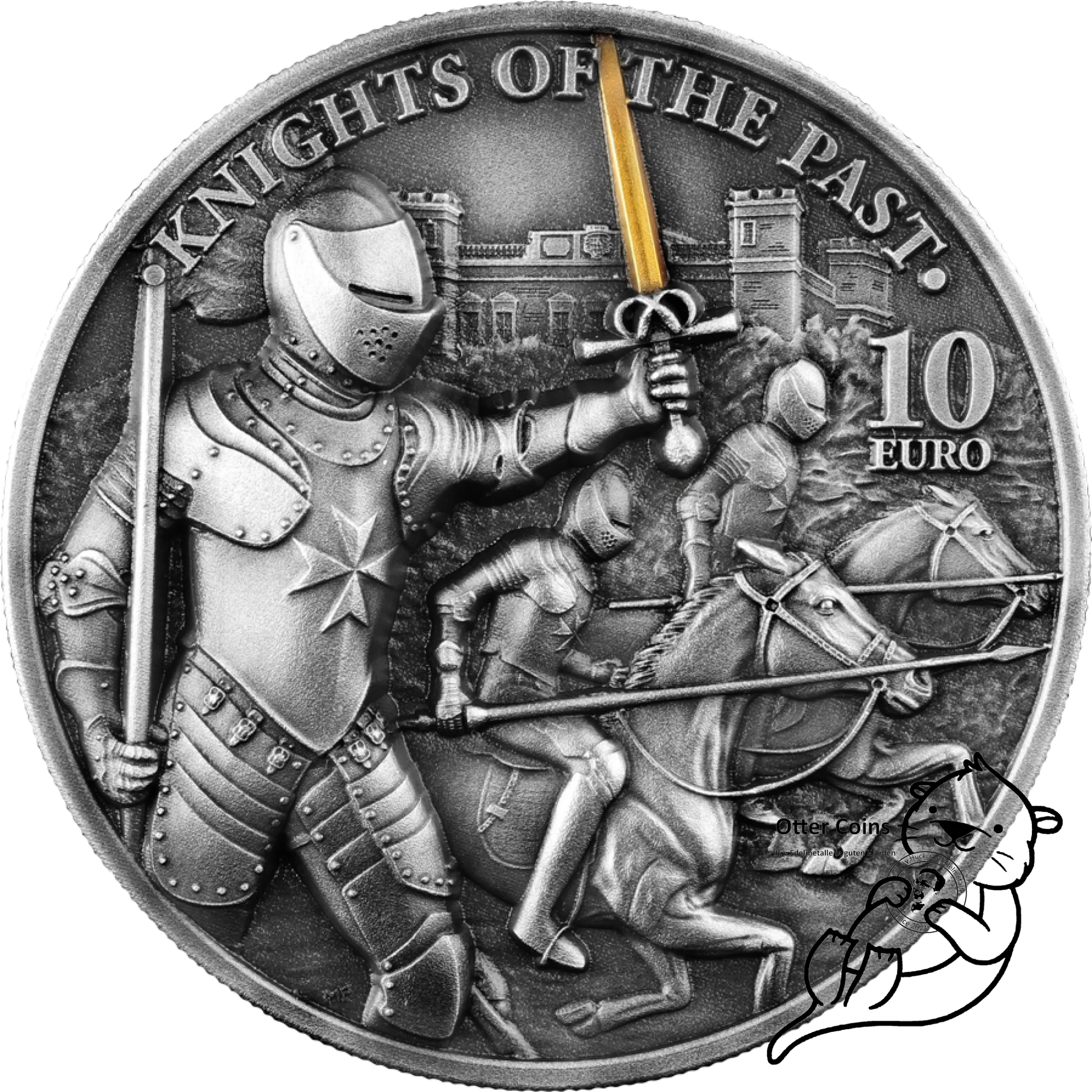 Knights of the Past Malteser Ritter 2 oz 2021 Silber HR